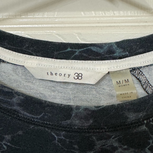 High End THEORY Black Women’s M Cotton Spandex Sweatshirt MINTY - Picture 4 of 6